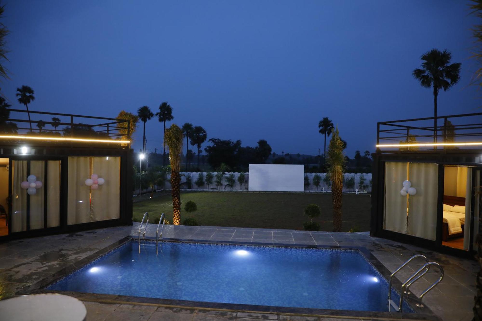 La Serene Farm Stay - Luxary 4 Bed Room Property Hajdarabad Zewnętrze zdjęcie